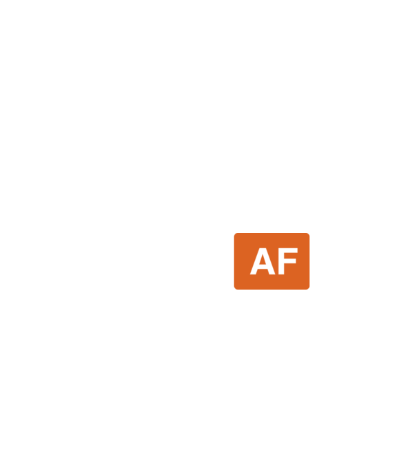 Single AF minta fekete pólón