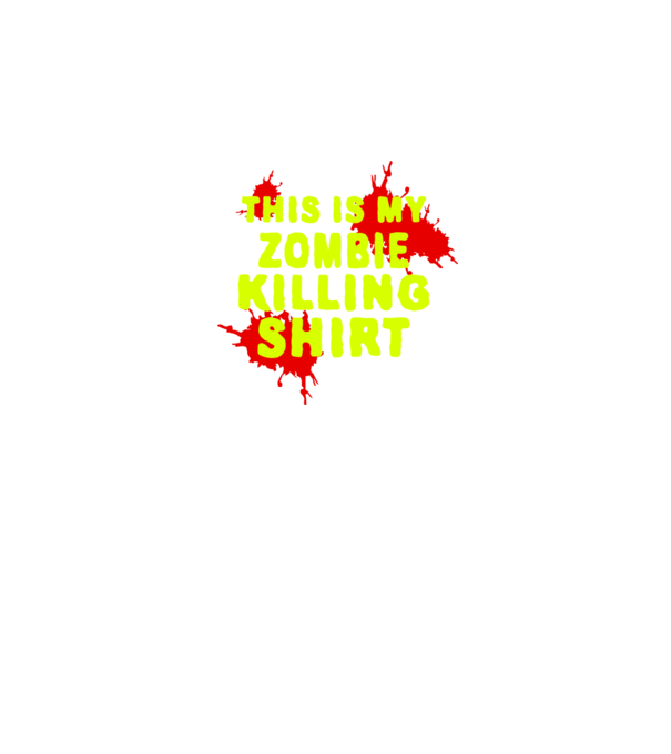  zombie killing shirt_4240 minta fekete pólón