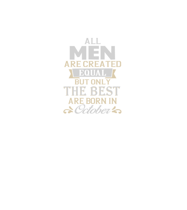 All men created equal....october minta sötétszürke pólón