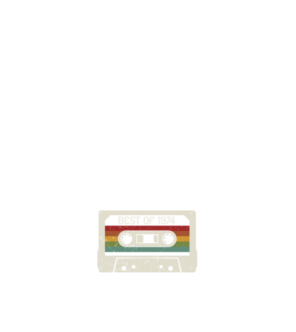 retro tape 1974 vintage minta fehér pólón