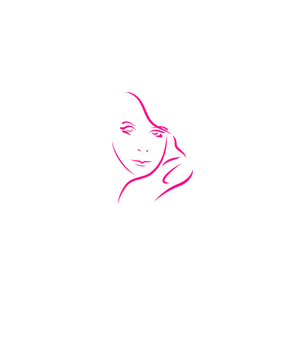 HairAndBeauty_logo_vector_cmyk_head.ai minta fehér pólón