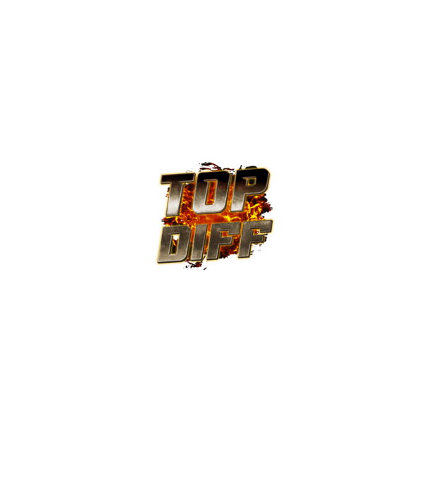 TOP DIFF metalic fire minta fekete pólón