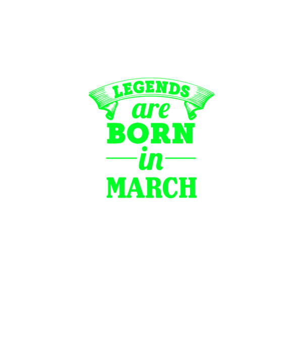 Legends are born in March minta fekete pólón