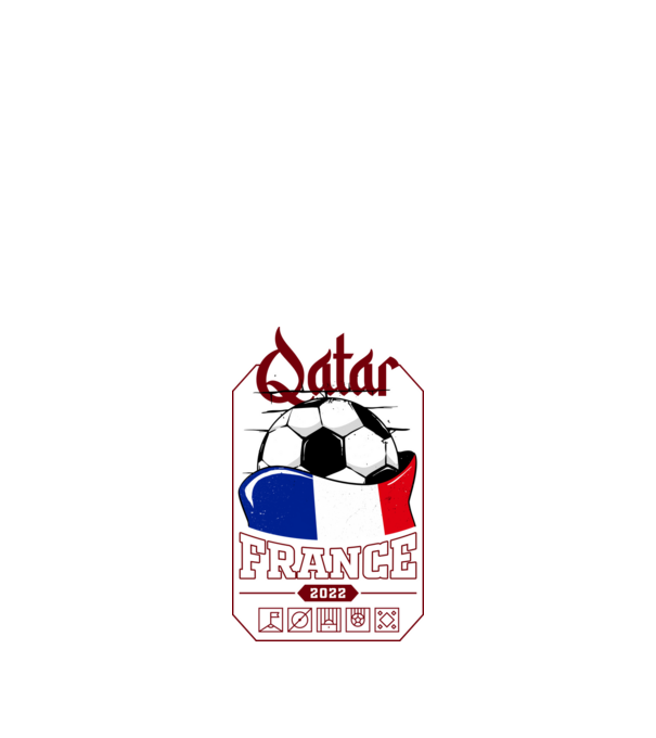 Quatar team france minta fehér pólón