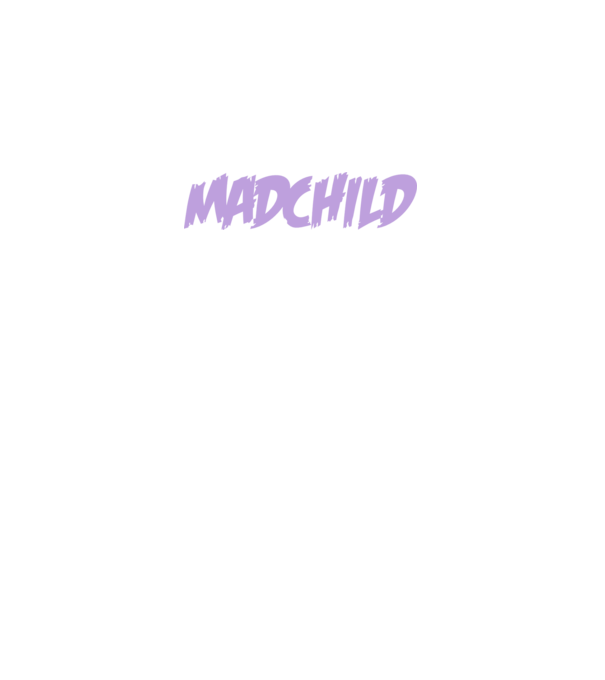 MadchildLogo. minta fekete pólón