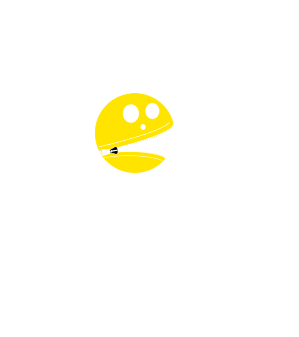 zippy face minta sötétkék pólón