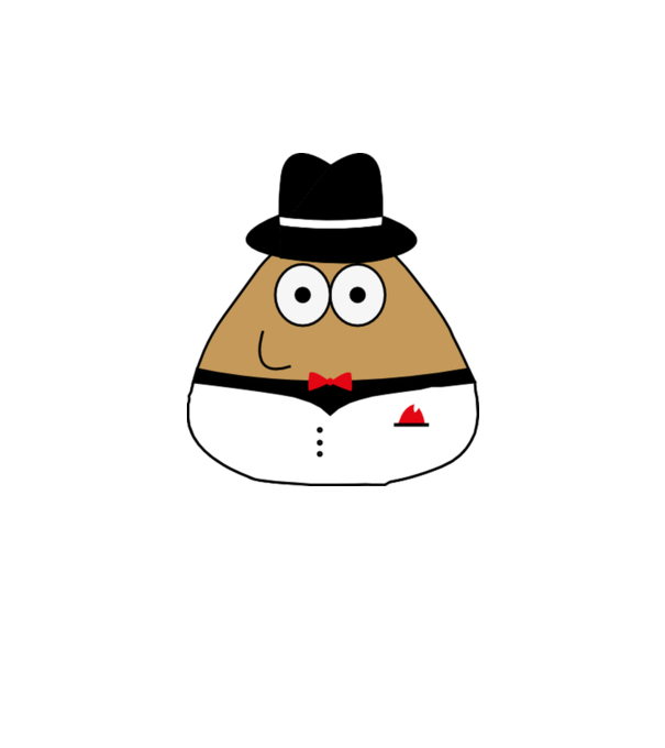 POU_oltony_fehér_piros_sfehér minta fehér pólón