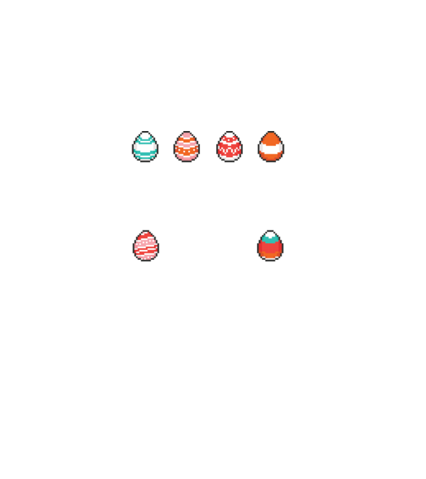 Virtuális húsvét minta fekete pólón