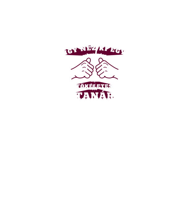 Így néz ki egy tökéletes TANÁR minta fekete pólón