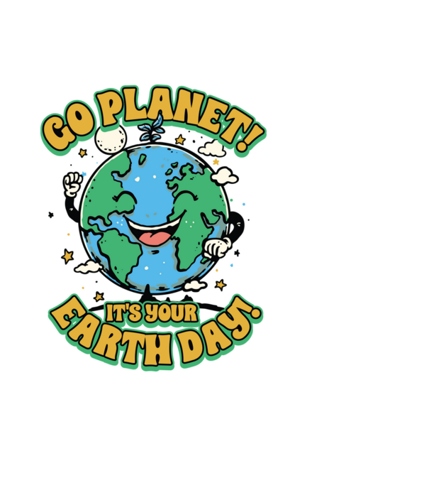 Go planet minta fekete pólón