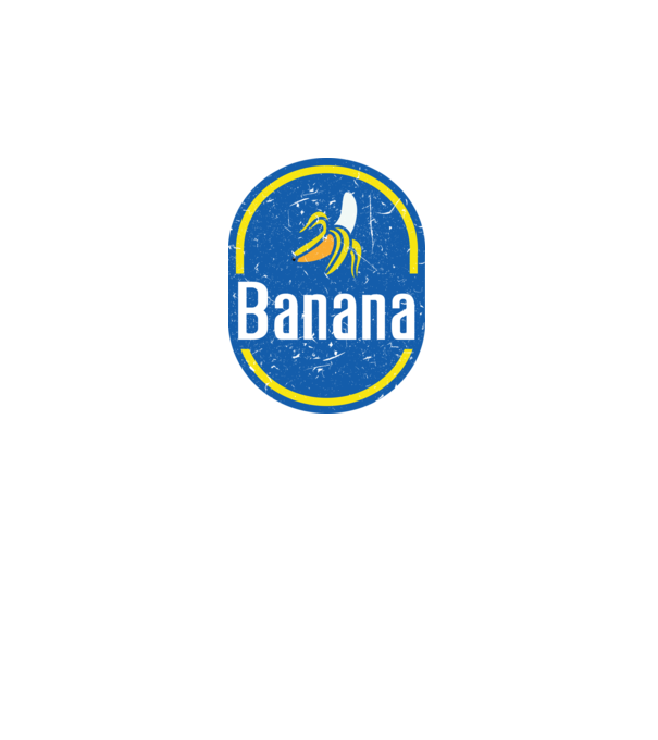 Farsang banán minta fehér pólón