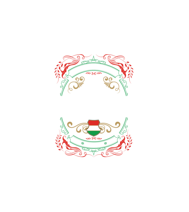 Magyar fajta kuvasz minta fehér pólón