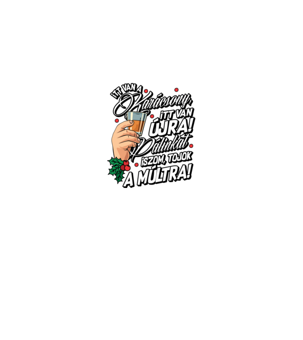 Tojok a múltra minta királykék pólón