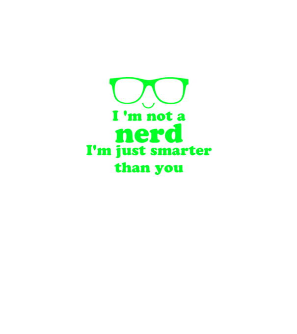 i_am_not_nerd_1989 minta fekete pólón