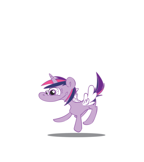 ugly my little pony minta fehér pólón