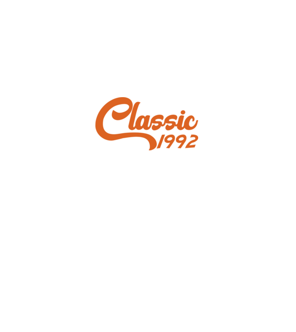 1992 Classic minta szürke pólón