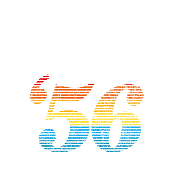 Retro születésnap 1956 minta fehér pólón
