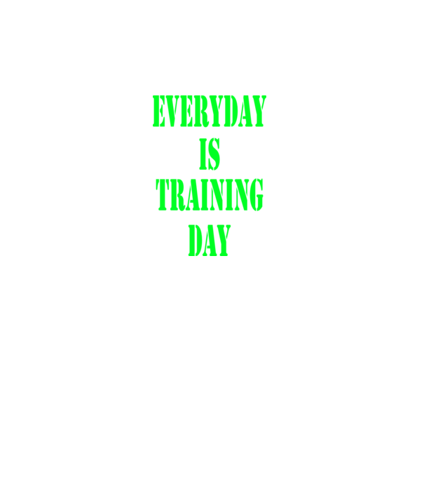 TRAINING DAY minta fekete pólón
