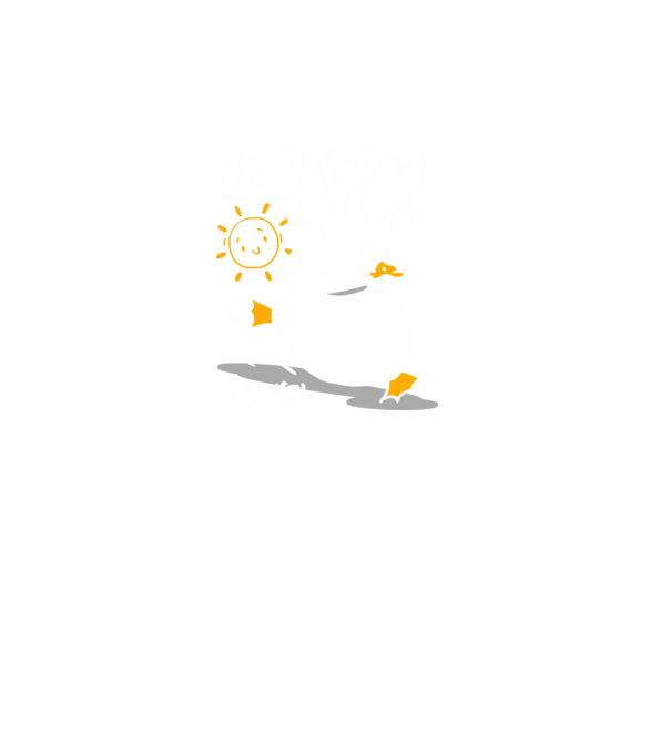 Ne baszd el a napom kacsa minta fekete pólón