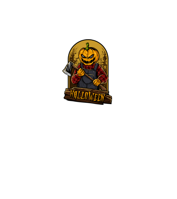 Scary halloween minta türkiz pólón