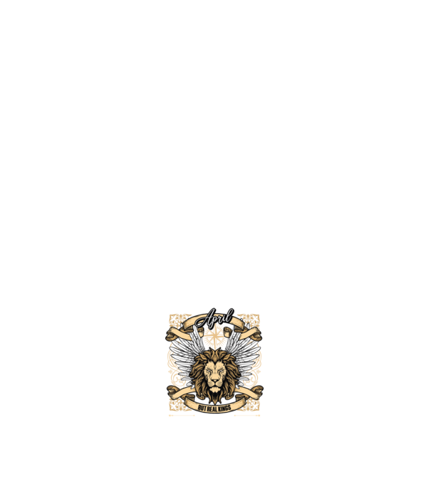 KINGS ARE BORN 1995 - ÁPRILIS minta sötétkék pólón