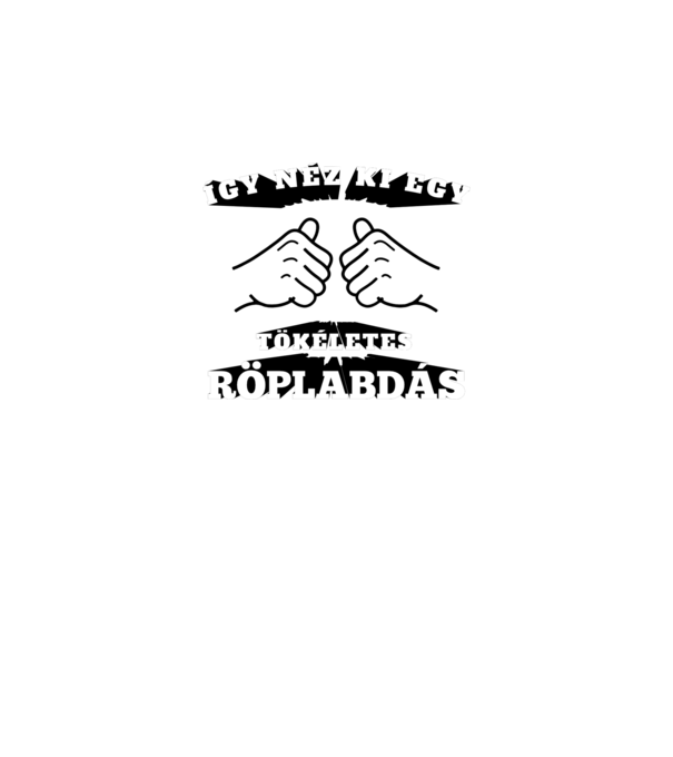 Így néz ki egy tökéletes ____RÖPLABDÁS minta bordó pólón