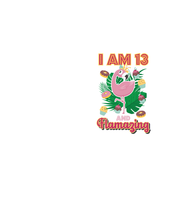 FLAMAZING SZÜLINAPOS 13 éves minta neonsárga pólón