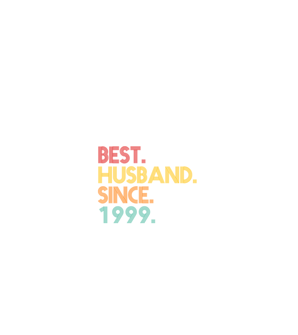 best husband since 1999 retro minta farmerkék pólón