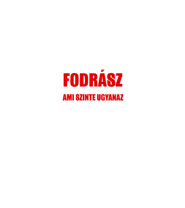 Lehet, hogy nem vagyok szuperhős, de FODRÁSZ vagyok minta fekete pólón