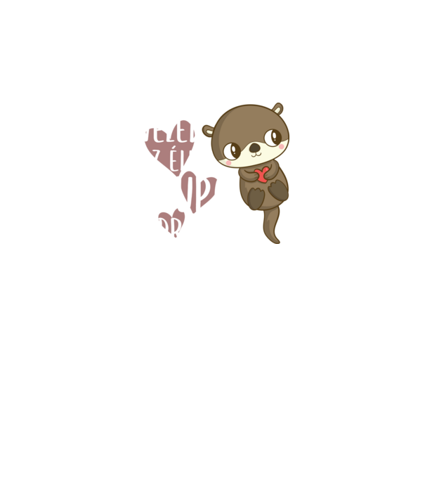 Vidrák_fiú vidra fehér szöveg minta sötétkék pólón