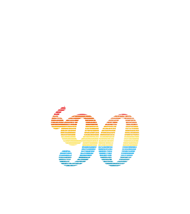 Retro születésnap 1990 minta fekete pólón