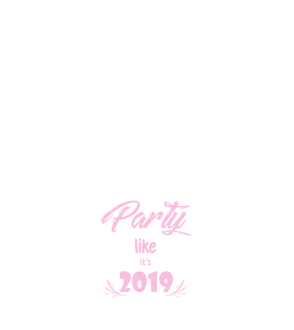 Party like its 2019 minta sötétkék pólón