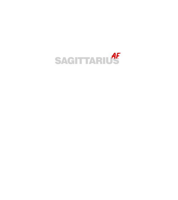 SAGITTARIUS as fuck minta fekete pólón
