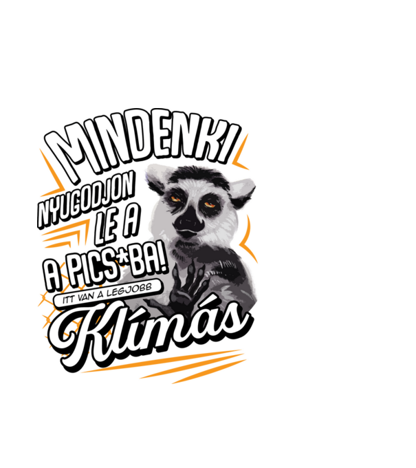 Itt van a legjobb Klímás minta fehér pólón