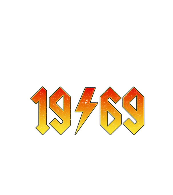 Rock születésnap 1969 Május minta fekete pólón
