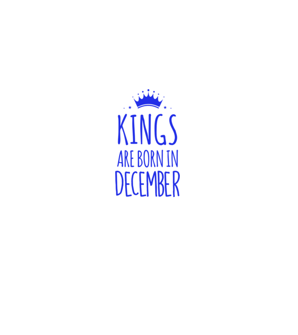 Kings are born in - December minta sárga pólón