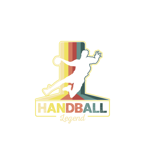 Retro HandbaLLlegend minta fehér pólón