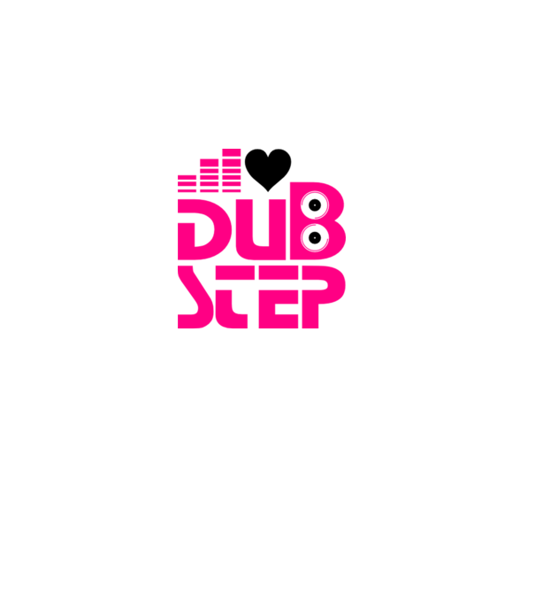 I Love Dubstep minta fehér pólón