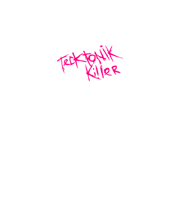 Tecktonik killer minta sötétszürke pólón