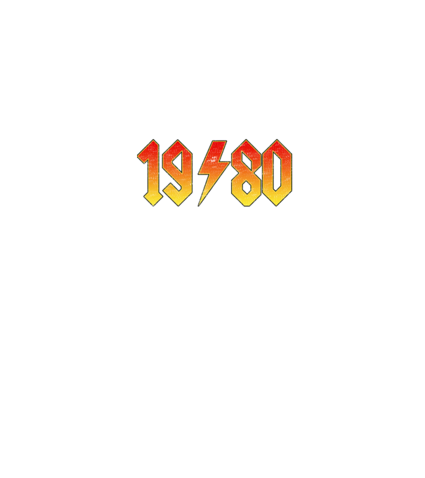 Rock születésnap 1980 JANUÁR minta sötétkék pólón