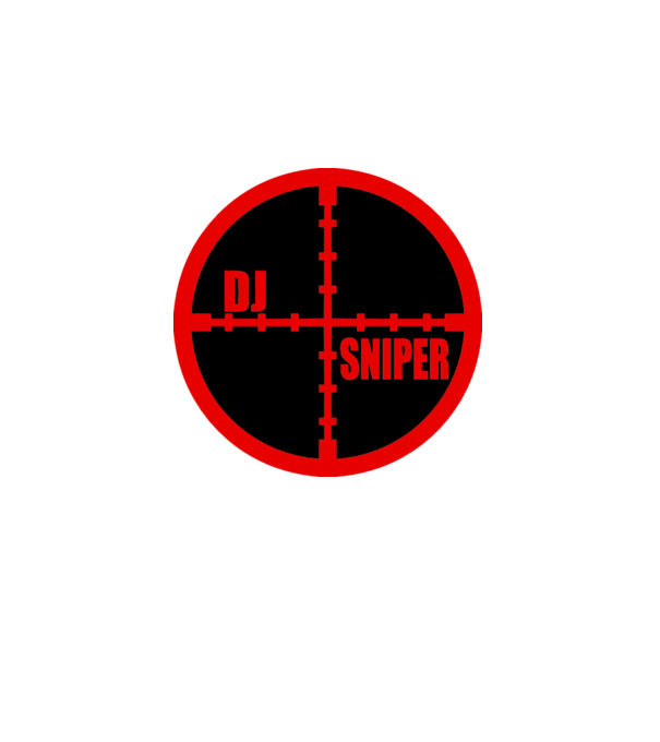 DJ Sniper minta fekete pólón