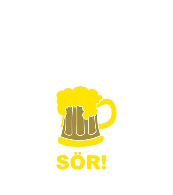 SÖR! minta homokszín pólón