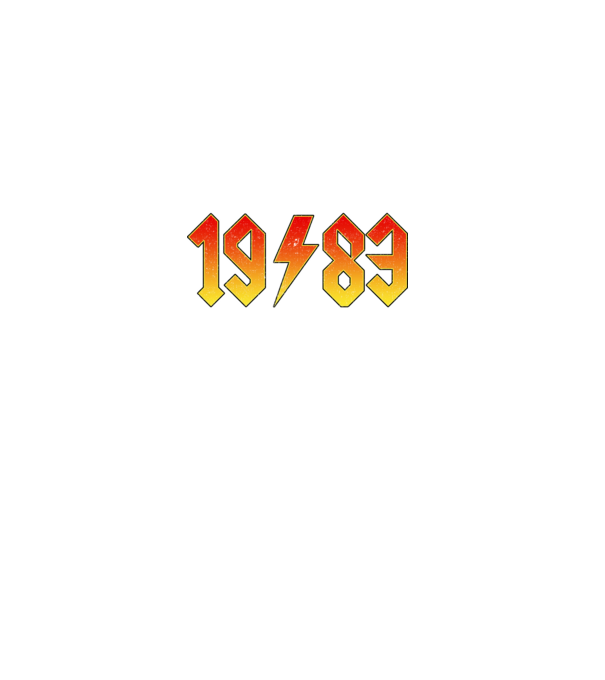 megszületik egy legenda 1983 NOVEMBER minta fekete pólón