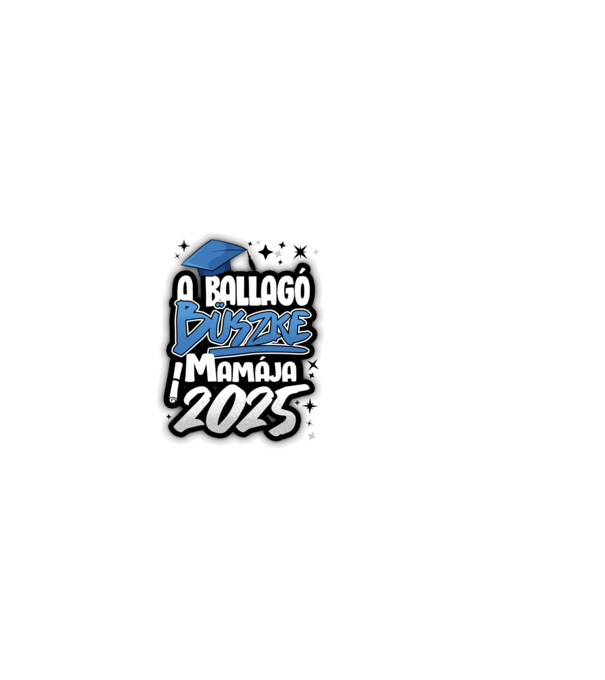 Ballagó büszke mamája minta fehér pólón