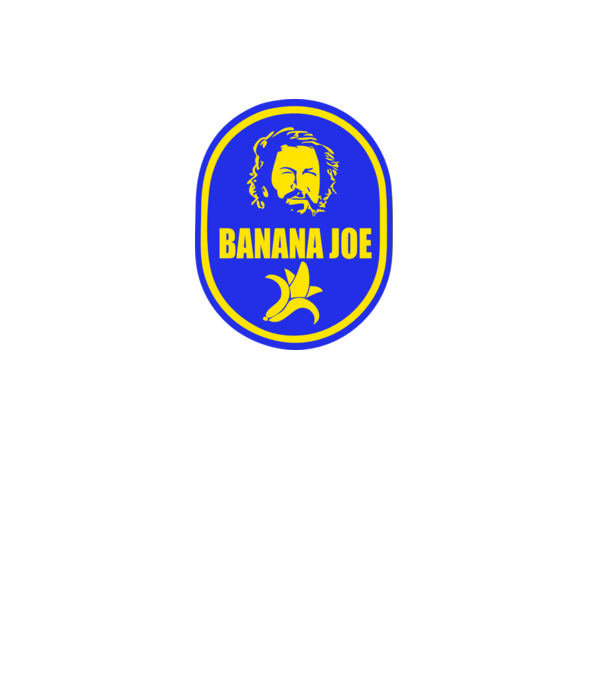 Banana Joe minta fehér pólón