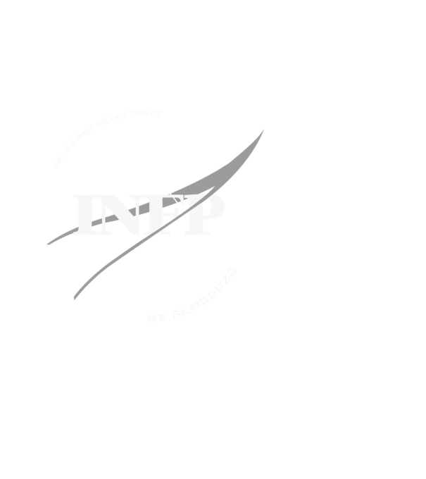 16 Személyiségtipus NASA INFP AZ ÁLMODOZÓ minta fekete pólón