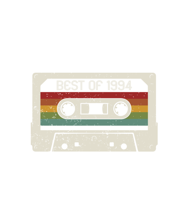 retro tape 1994 vintage minta fekete pólón