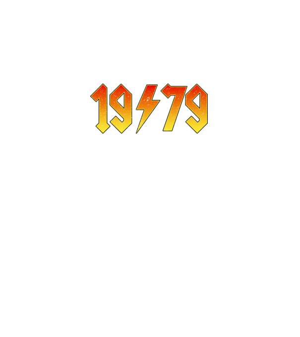 Rock születésnap 1979 December minta királykék pólón