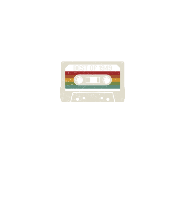 retro tape 1949 vintage minta fekete pólón