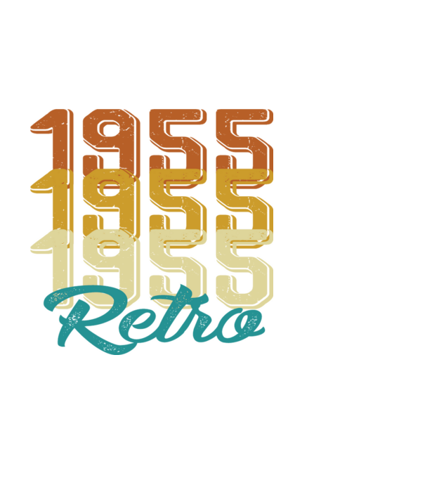 RETRO - 1955 minta fekete pólón